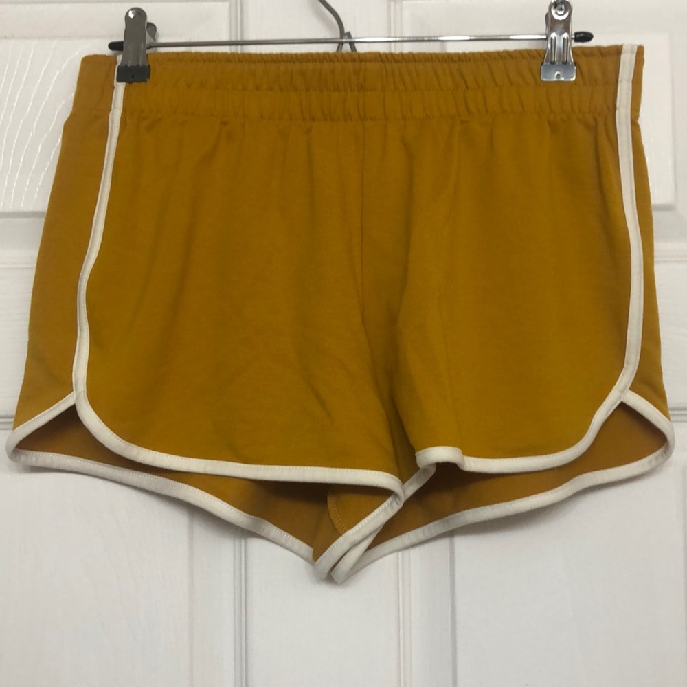 Mustard (soffe material) shorts